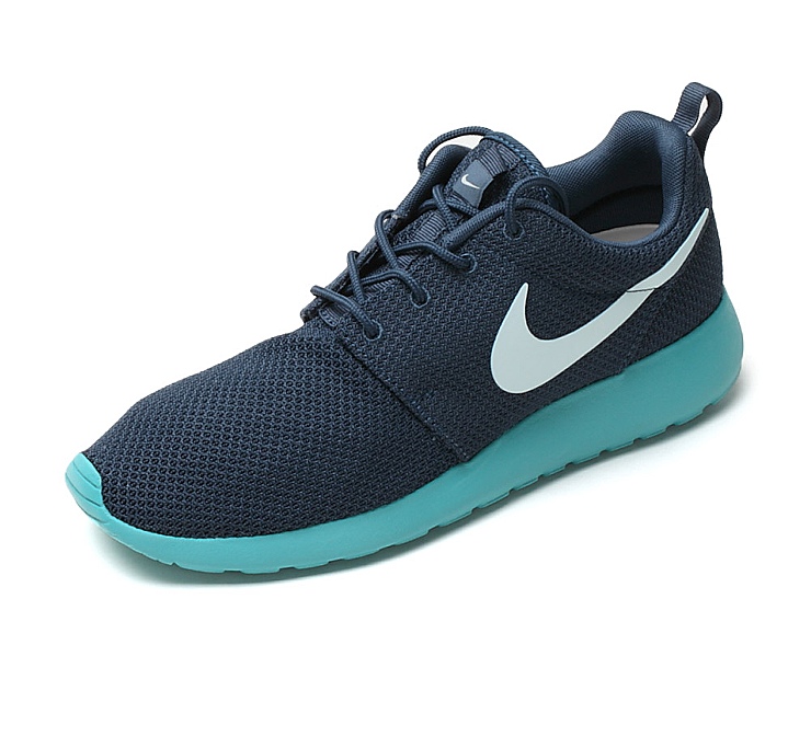 nike Roshe running chaussures hommes en bleu fonce (2)
